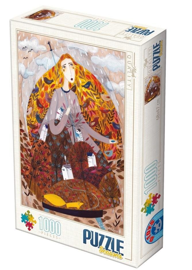 D-Toys Puzzle 1000 Andrea Kurti, Cztery pory roku- Jesień -