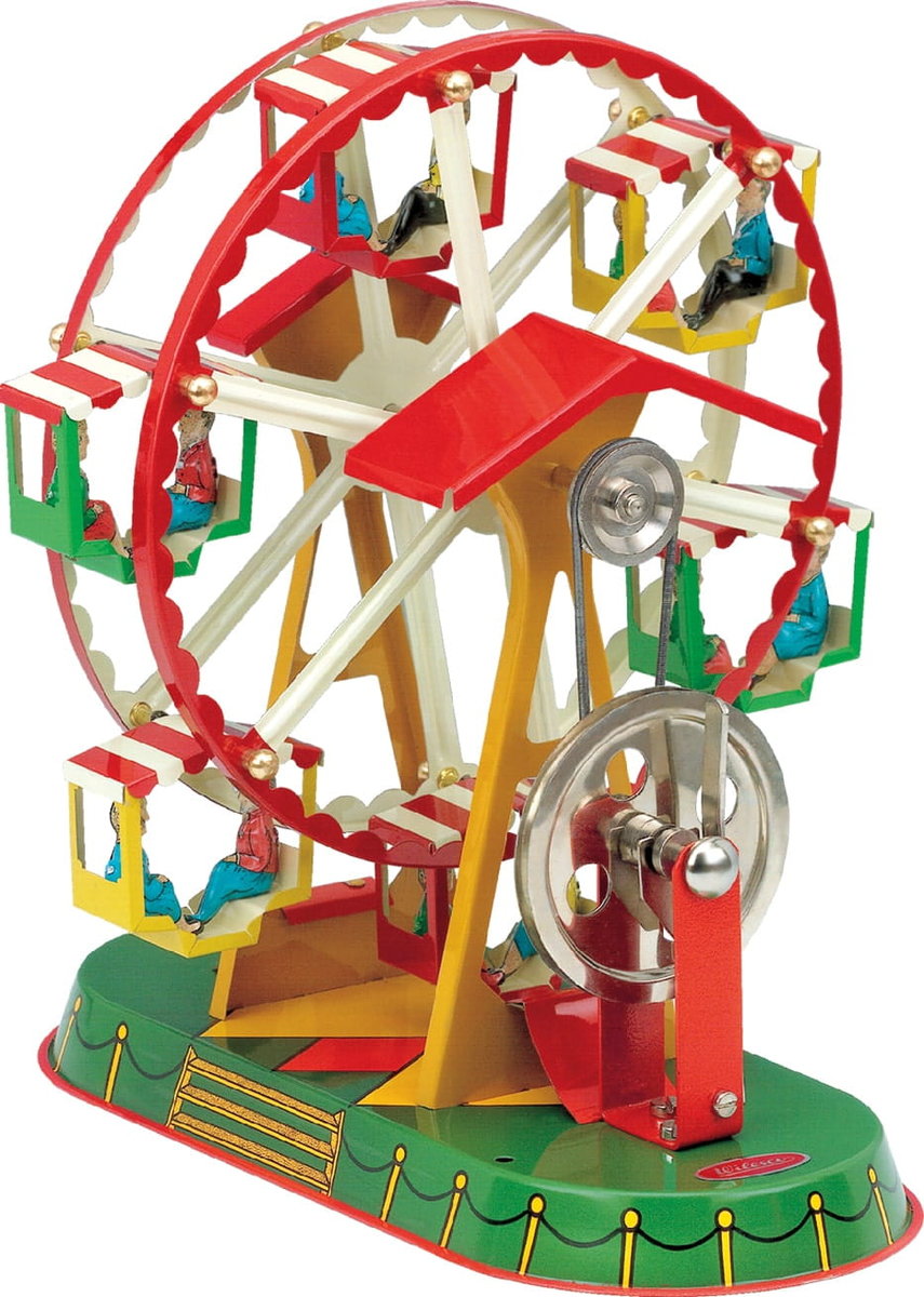 Karuzela diabelski młyn - model napędzany maszyną parową Wilesco