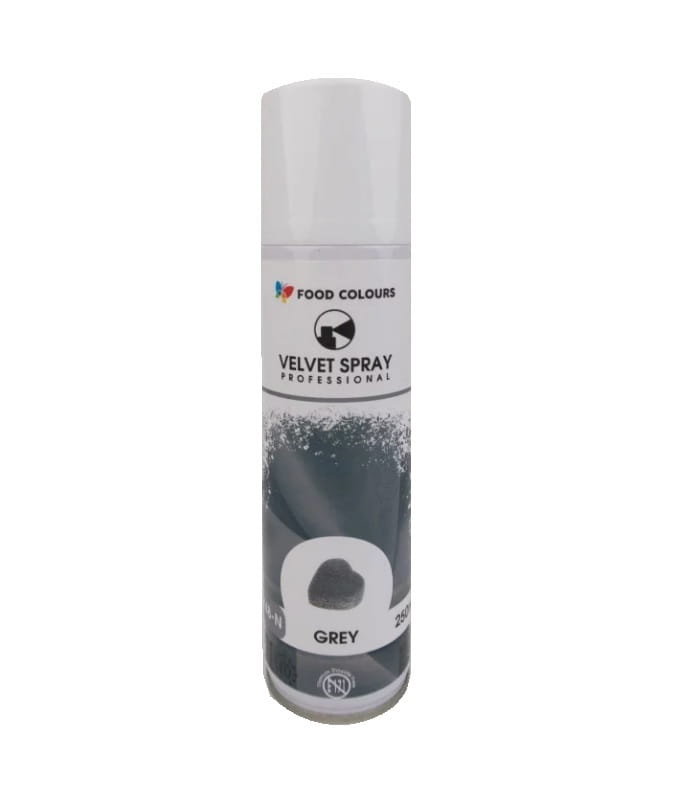 Food Colours Spray velvet zamsz Szary  250ml