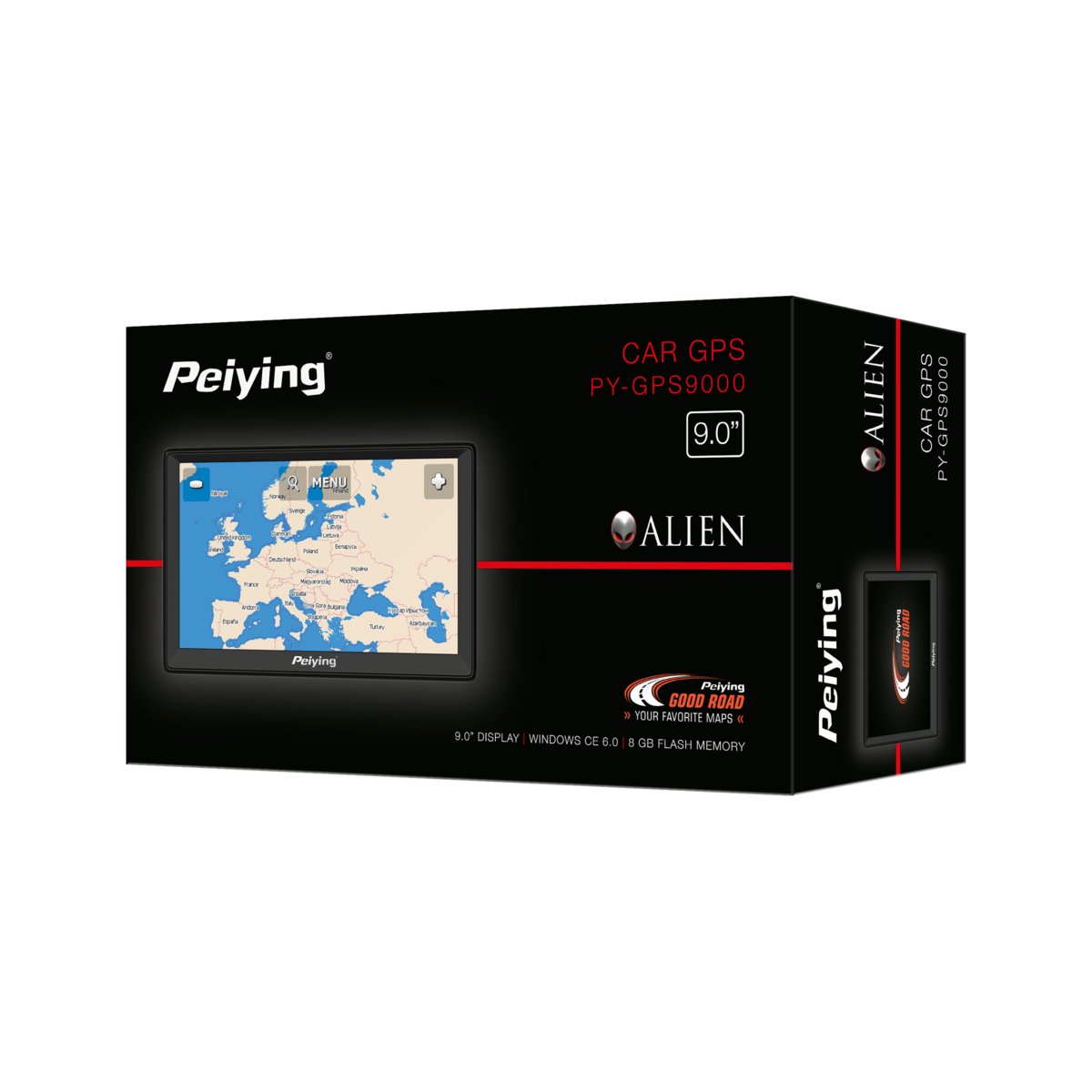 Peiying Alien PY-GPS9000 + Mapa EU