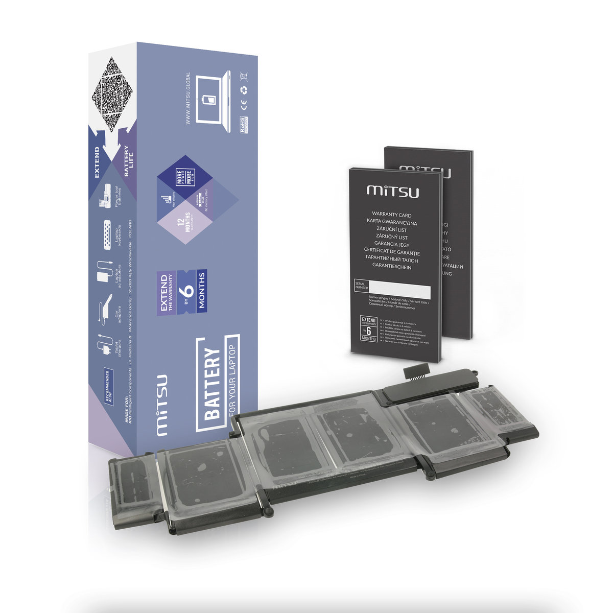 Mitsu bateria Apple MacBook Pro 13 A1502