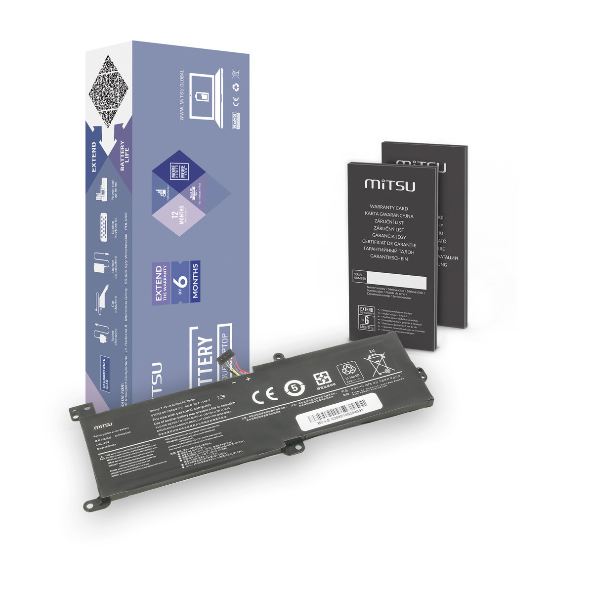 Mitsu bateria Lenovo IdeaPad 320 BC/LE-320