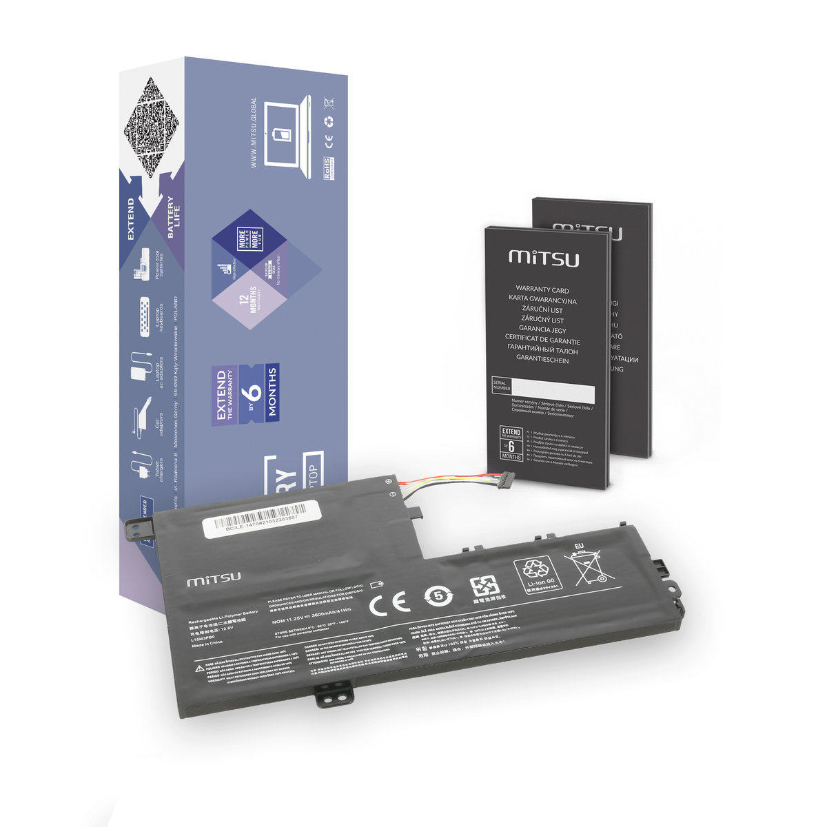 Mitsu bateria Lenovo Flex 4 1470 BC/LE-1470