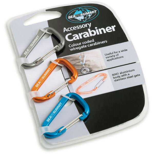 Sea To Summit Karabinki Accessory Carabiner Set 3pcs AABINER3) AABINER3/UNI/UNI