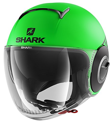 Kaski motocyklowe Shark NANO STREET NEON MAT GKK, Vert fluo, XS