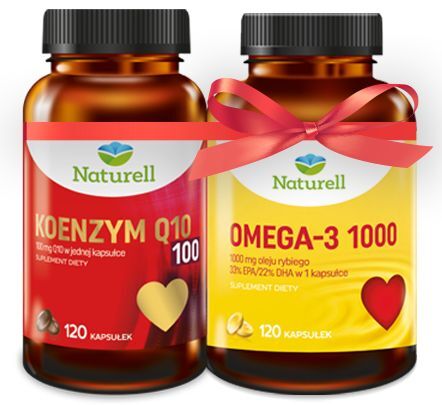 Zestaw Naturell Koenzym Q10 i Omega-3 1000