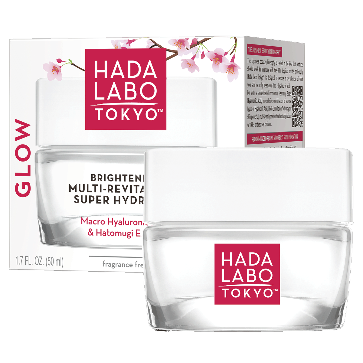 Hada Labo Tokyo Glow Skin Rozświetlający multi-rewitalizujący hydrożel do twarzy na dzień i na noc