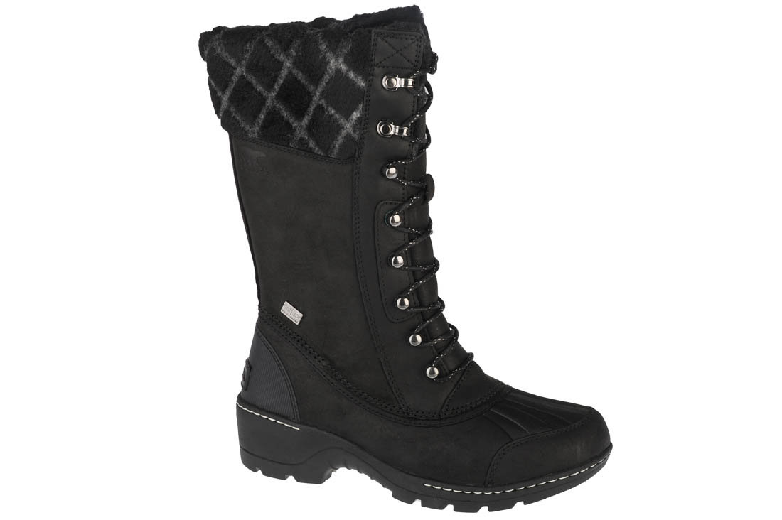 Sorel Whistler Tall Boot 1809091010, damskie śniegowce czarne