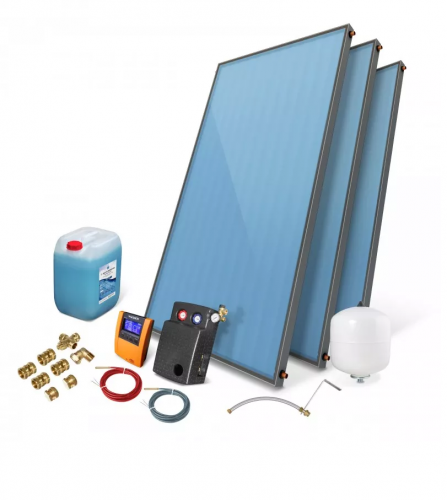 Zestaw solarny ECO 2,0 - 3 Kolektory płaskie bez zbiornika c.w.u.