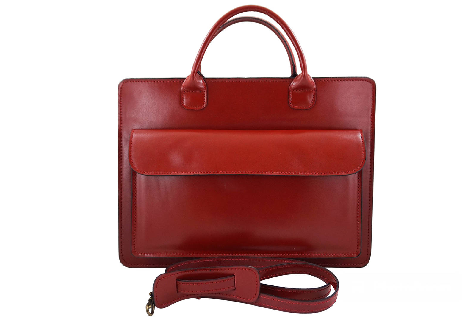Damska teczka aktówka A4 - Czerwona
