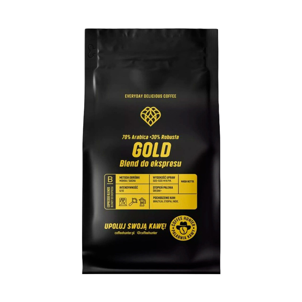 Coffee Hunter Kawa ziarnista rzemieślnicza Gold Blend 1 kg
