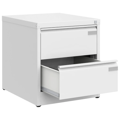 Szafka kartotekowa RAL 9010 - biały SZK 304/2 z szufladami na dokumenty format A5