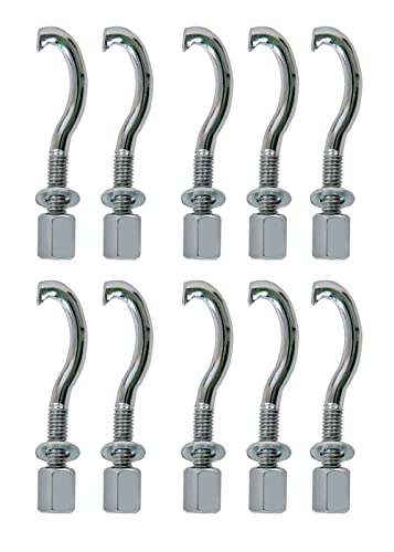 LP Latin Percussion Hak mocujący do Brazilian LP3010, LP3010N, LP3012, LP3012-SM Pandeiro, LP3006 Tamborim, chrom, 10 sztuk - LP3923