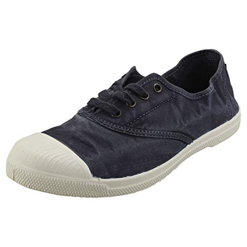 Natural World Niskie trampki damskie, niebieski, 35 EU