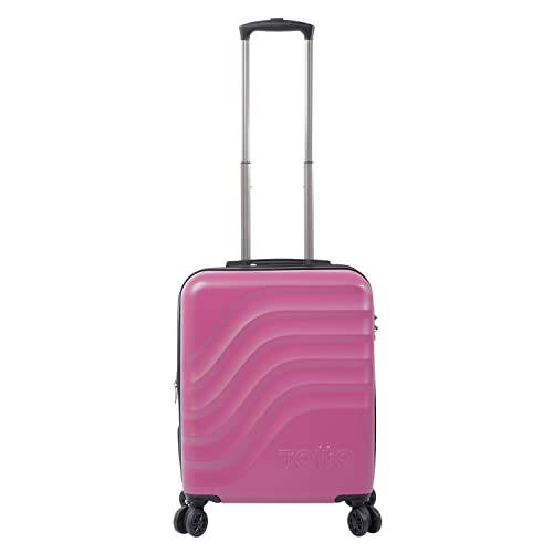 TOTTO - Walizka do wózka kabiny Bazy+ w kolorze różowym: wybór krótkich podróży, Różowy, Trolley cabina, BAZY + to odnowiona i ulepszona wersja klasycznego Bazy