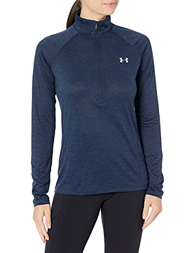 Under Armour Tech 1/2 Zip Twist, lekka koszulka z długim rękawem, oddychająca koszulka damska