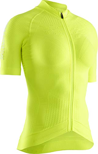 X-Bionic damska koszulka z krótkim rękawem Effektor 4.0 Phyton Yellow/Arctic White S
