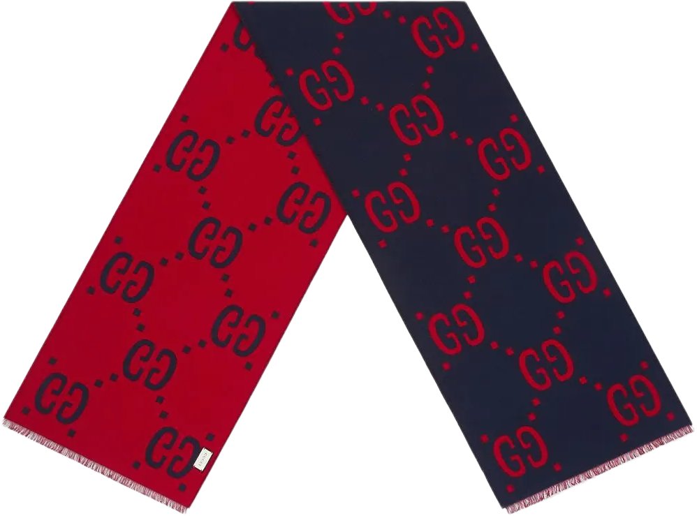 Gucci Szalik 4G350 żakardowy