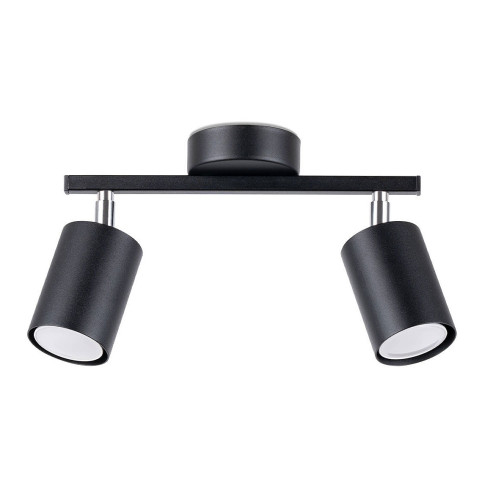 Czarny plafon z dwoma reflektorami - A142 H0-L84