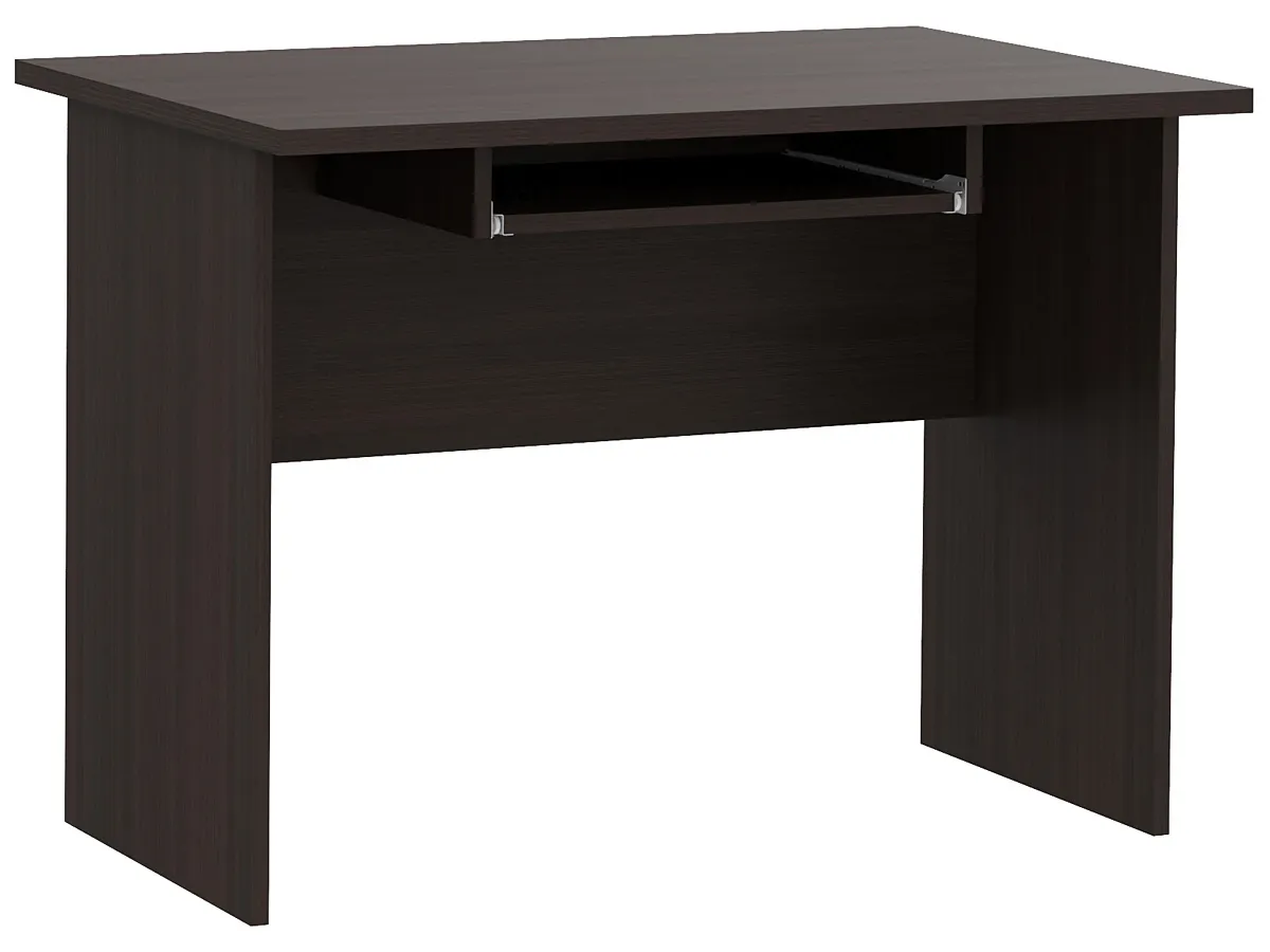 Elior Biurko komputerowe do pracy 100 cm wenge R6-H42