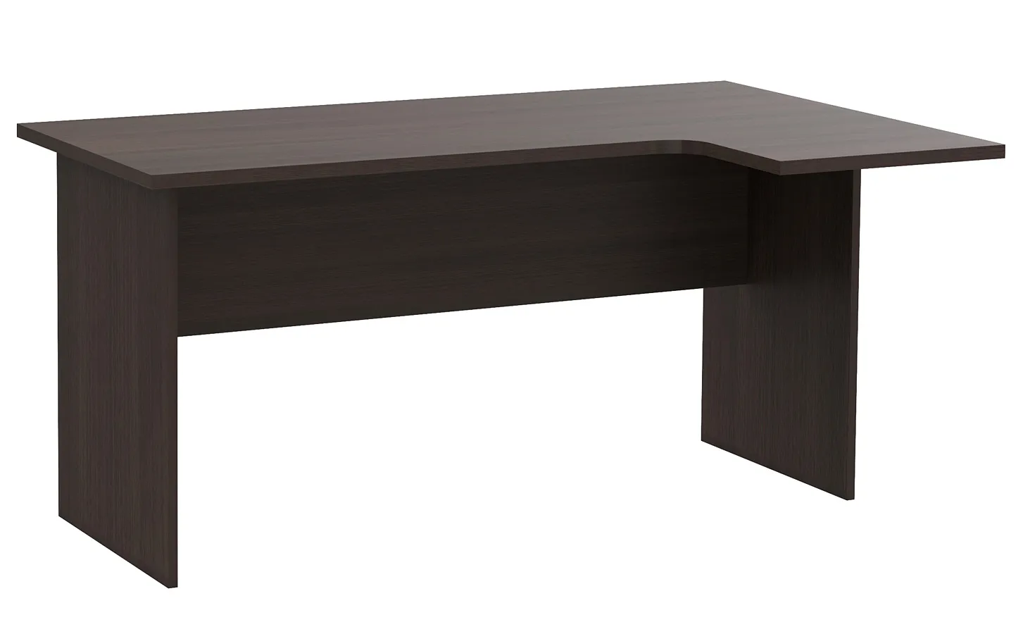 Elior Klasyczne duże biurko narożne wenge R5-L46