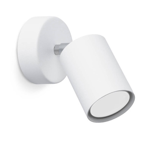 Biały stalowy kinkiet reflektorek - 3X A141 B5-A00