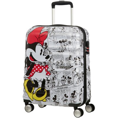 Walizka AMERICAN TOURISTER Disney Minnie Mouse Comics 55 cm Biały | Bezpłatny transport