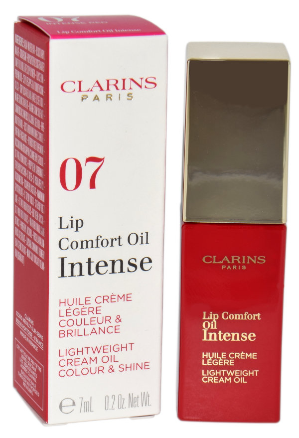 Clarins Lip Comfort Oil Intense 7 ml Błyszczyk do ust 07 Intense Red