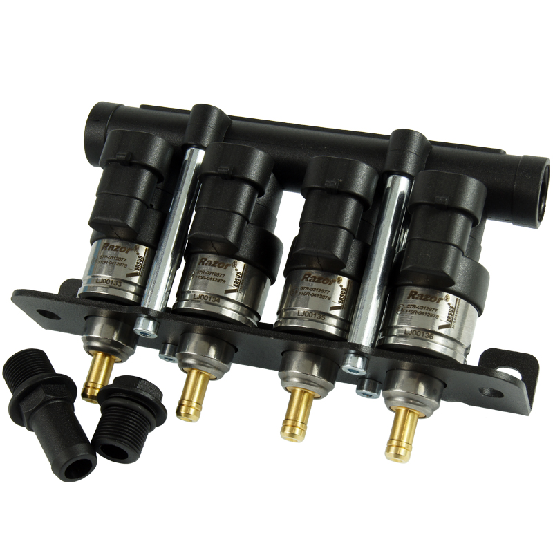 Listwa wtryskowa VersusGas Razor wtryskiwacze 4 cyl.