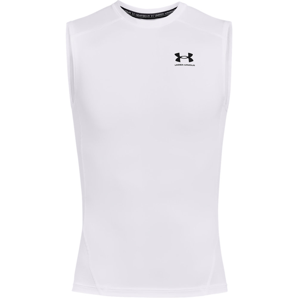 Under Armour, Top treningowy męski HG Armour Comp SL, 1361522-100, Biały, Rozmiar XL