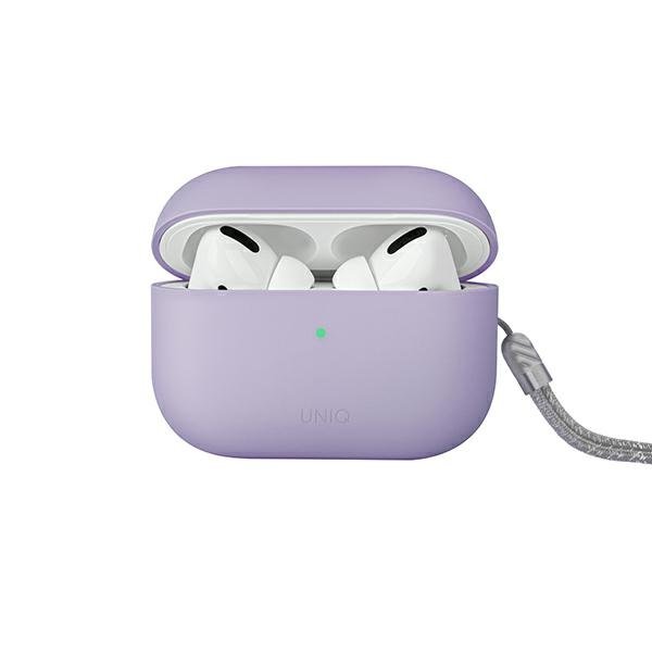 Uniq Etui Lino Airpods Pro 2 Gen Silicone Liliowy/Lilac Lavender