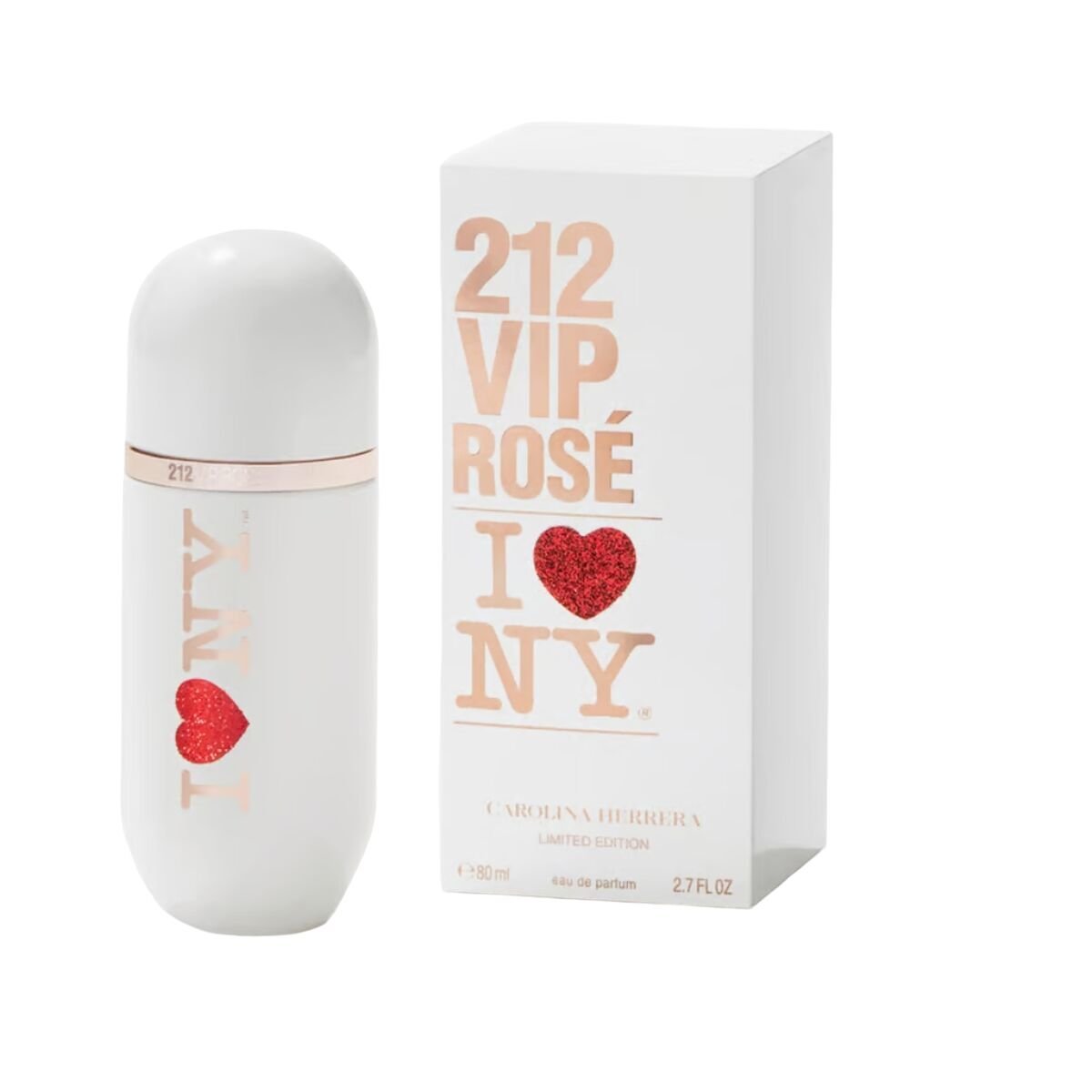 Carolina Herrera, I Love NY 212 VIP Rosé, Woda perfumowana dla kobiet,  80 ml
