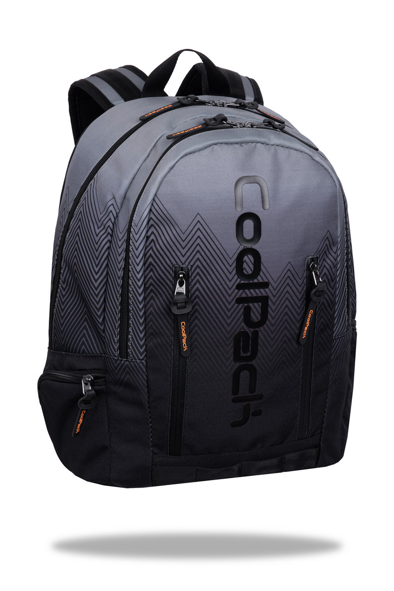 Coolpack Impact Plecak szkolny Unisex dzieci, Grey Tone, 45 x 30 x 15 cm, Designer