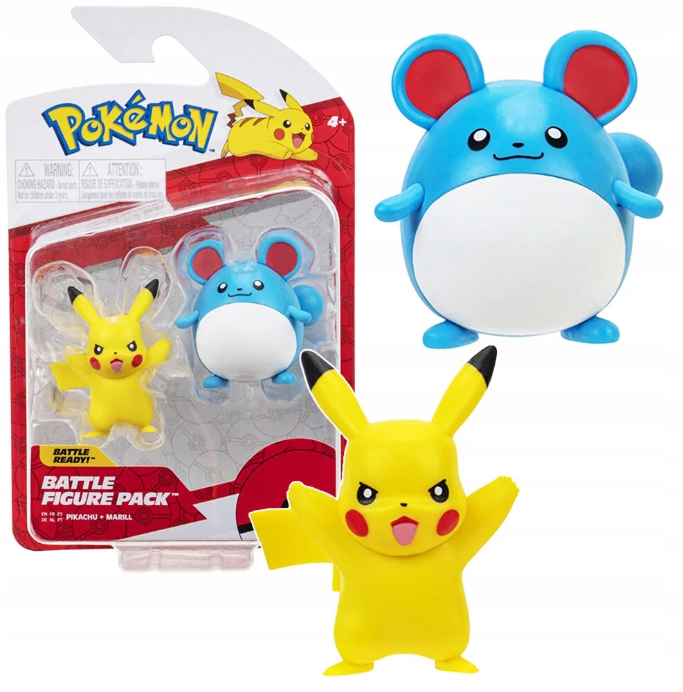 95007 POKEMON FIGURKI BITEWNE (Marill & Pikachu #9) W13