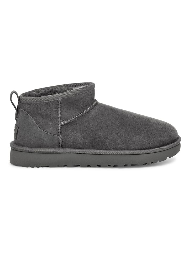 UGG Botki w kolorze szarym z wełny jagnięcej