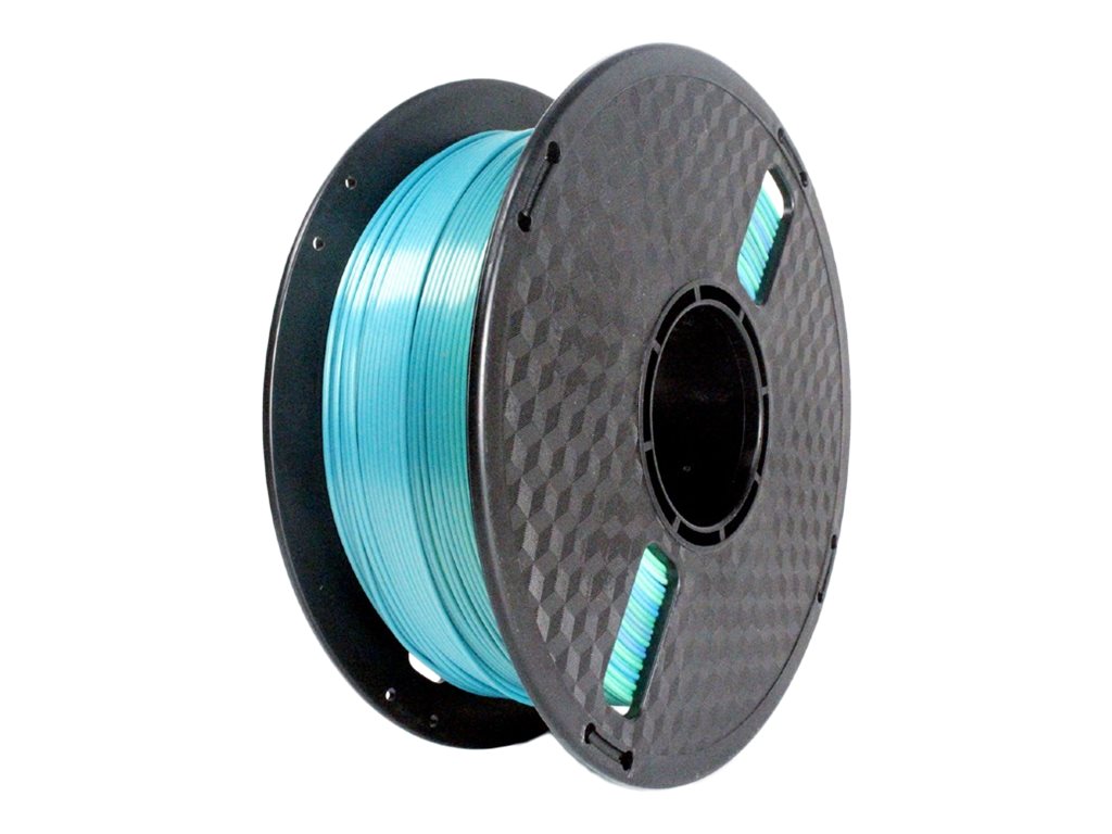 GEMBIRD 3DP-PLA-SK-01-BG Filament PLA Silk Rainbow niebieski/zielony 1.75mm 1kg