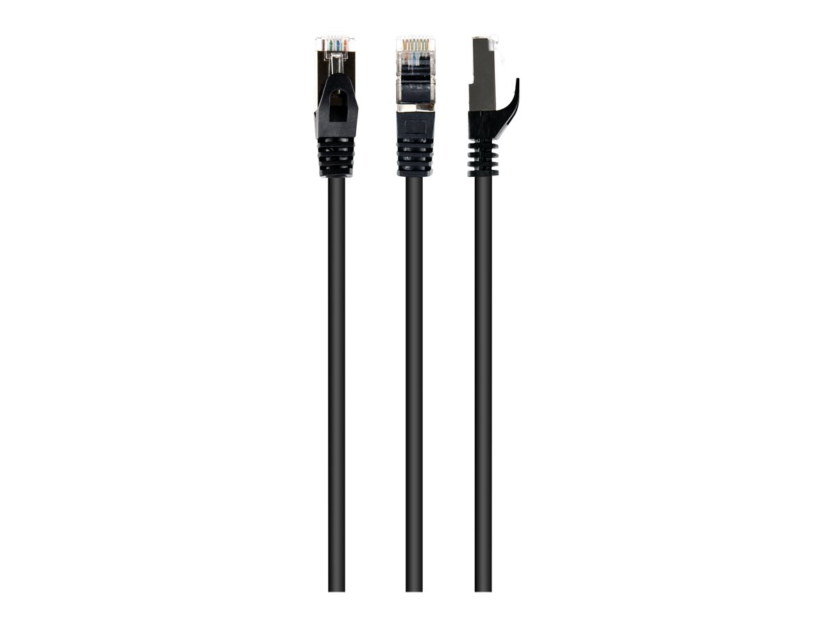 GEMBIRD PP6A-LSZHCU-BK-10M patchcord RJ45 cat. 6A SFTP LSZH 10m czarny