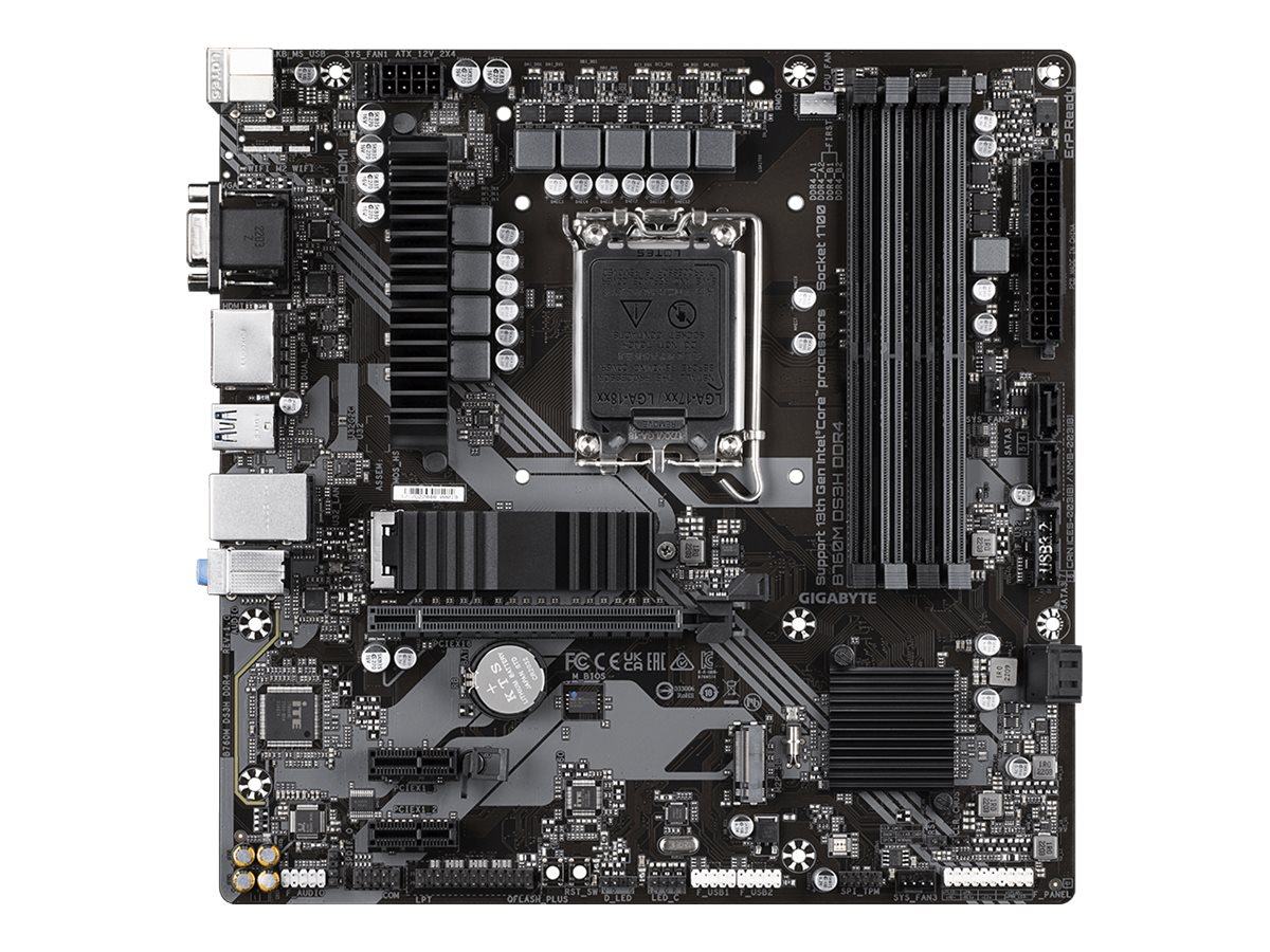 GIGABYTE B760M DS3H LGA1700 4xDDR5 4xSATA 2xM.2 mATX MB