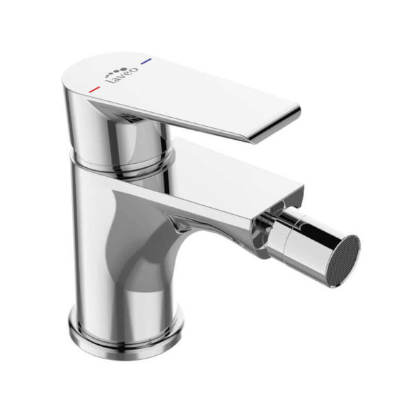 Laveo Largo bateria bidetowa stojąca z korkiem BAH 032D chrom produkcji BAH 032D