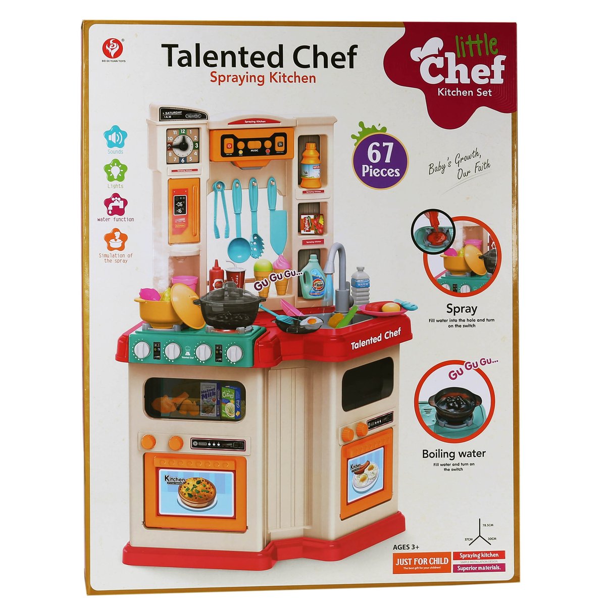 Kuchnia dla dzieci, kuchnia z akcesoriami Mega Creative Uniwersalny