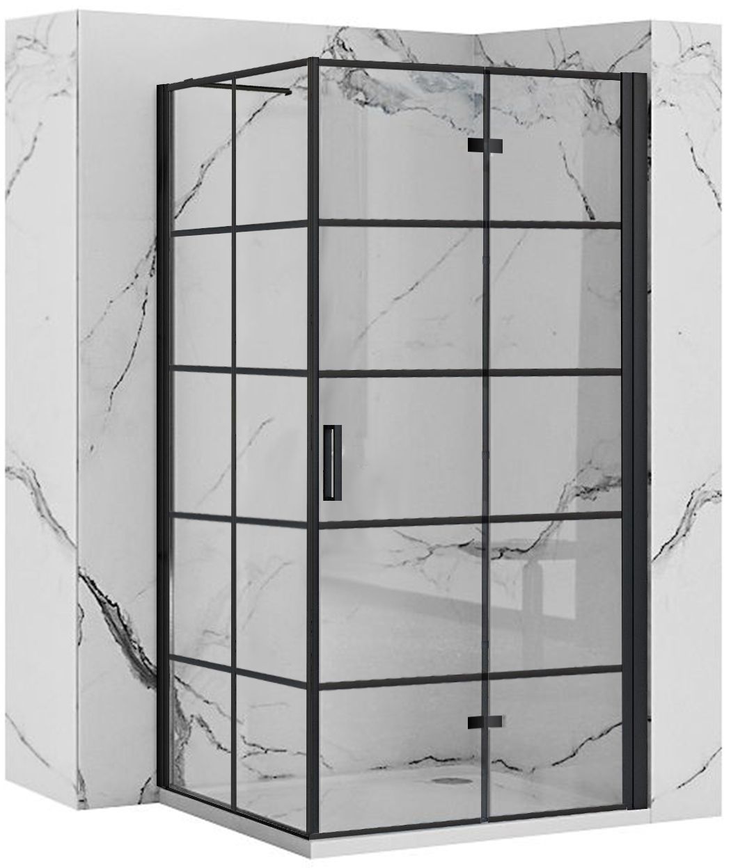 Rea Kabina prysznicowa Rea Molier Black 90x90