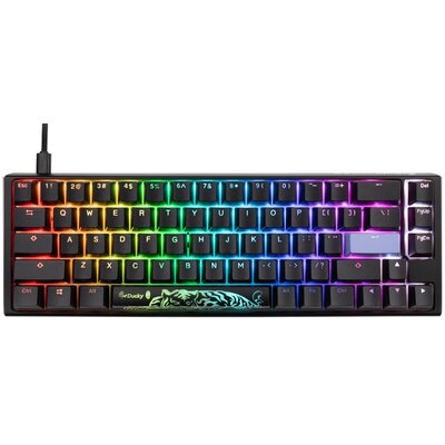 Ducky One 3 Classic Black/White SF Klawiatura Gamingowa RGB LED - MX-Blue (US)