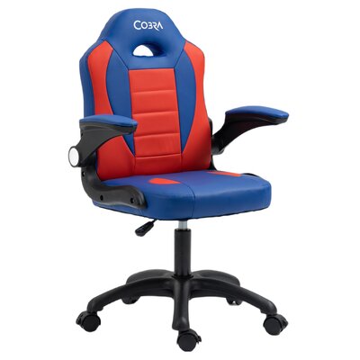 Fotel gamingowy COBRA JUNIOR, CRF – 2301, czerwono - niebieski