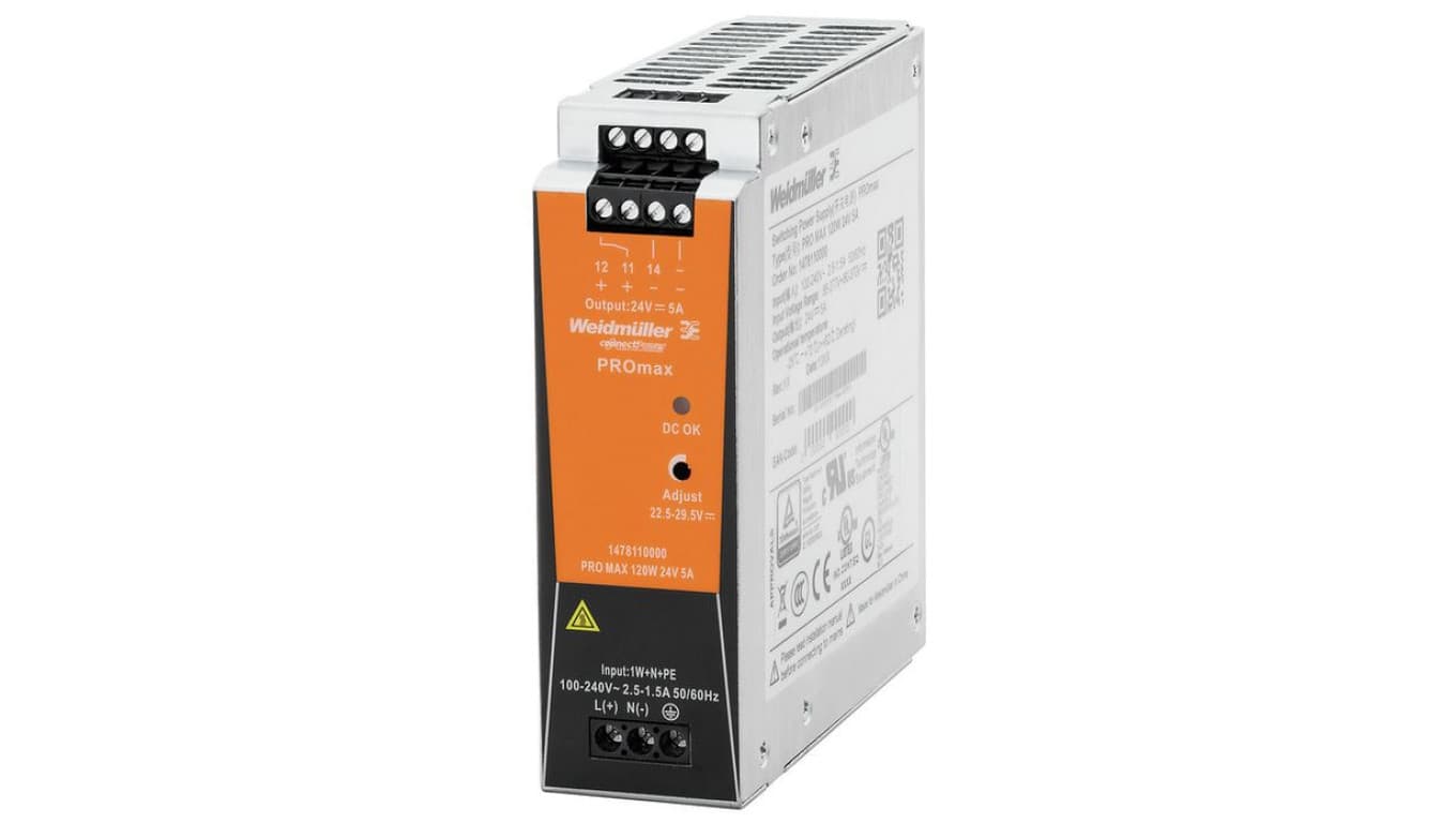 BCS weidmuller Zasilacz PRO MAX 120W 24V 5A 1478110000 1478110000