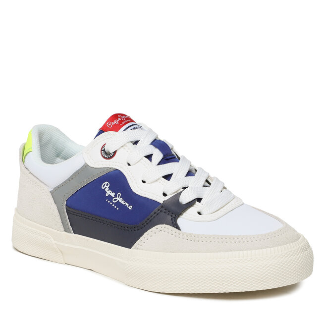 Sneakersy Pepe Jeans Kenton Master Combi B PBS30548 White 800