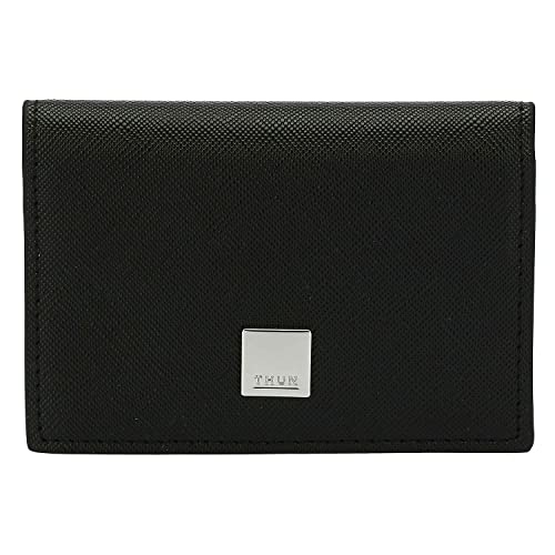 THUN - Portfel męski w broszurze - Linia Prestige - Akcesoria, Torby Portfele i Kosmetyki - Poliester i Poliurytan - 10x6x1,5 cm