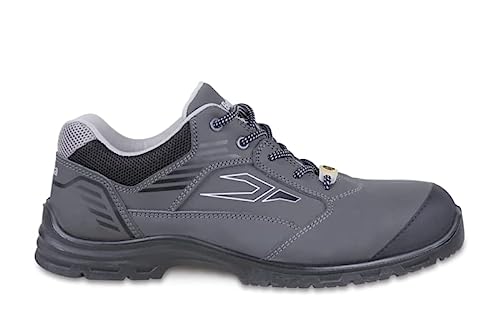 Beta 7214G 46 NOWY FLEX-Niebieskie, elastyczne i lekkie buty antykontuzjowe Unisex w wodoodpornej akcji nubukowej z wkładką zapobiegającą ścieraniu w obszarze okucia i anatomicznej wkładki z węgla