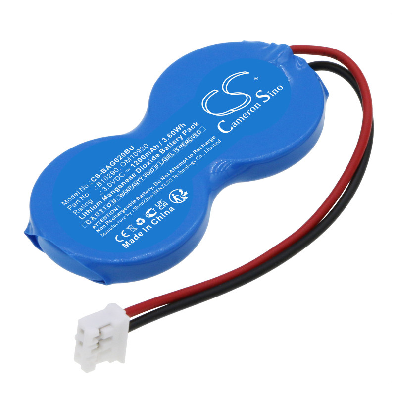 Baxter Healthcare Flo-Gard 6201 / B10290 1200mAh 3.60Wh Li-MnO2 3.0V (Cameron Sino)