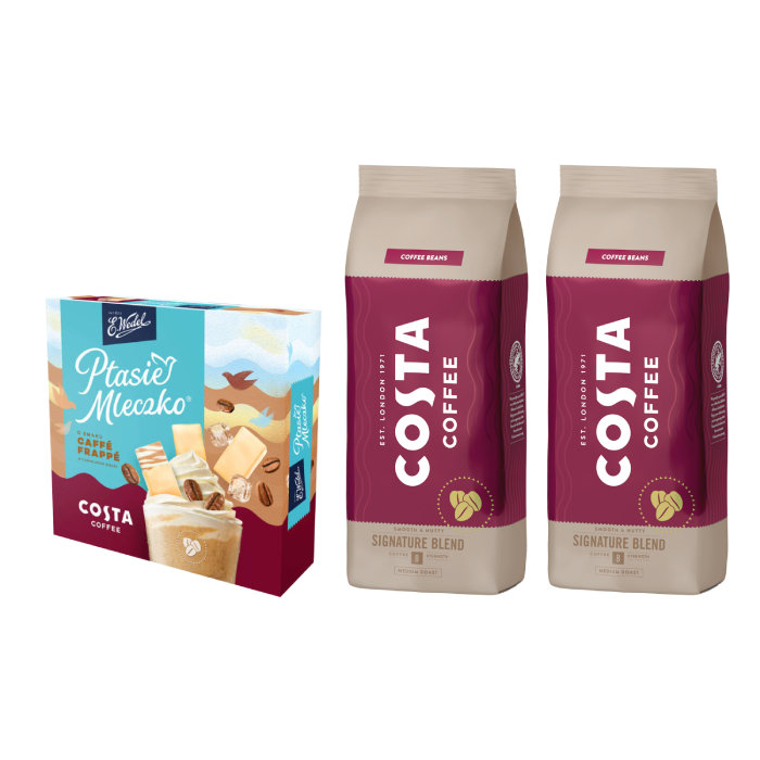 ZESTAW - Kawa ziarnista Costa Coffee Signature Blend 3x1kg