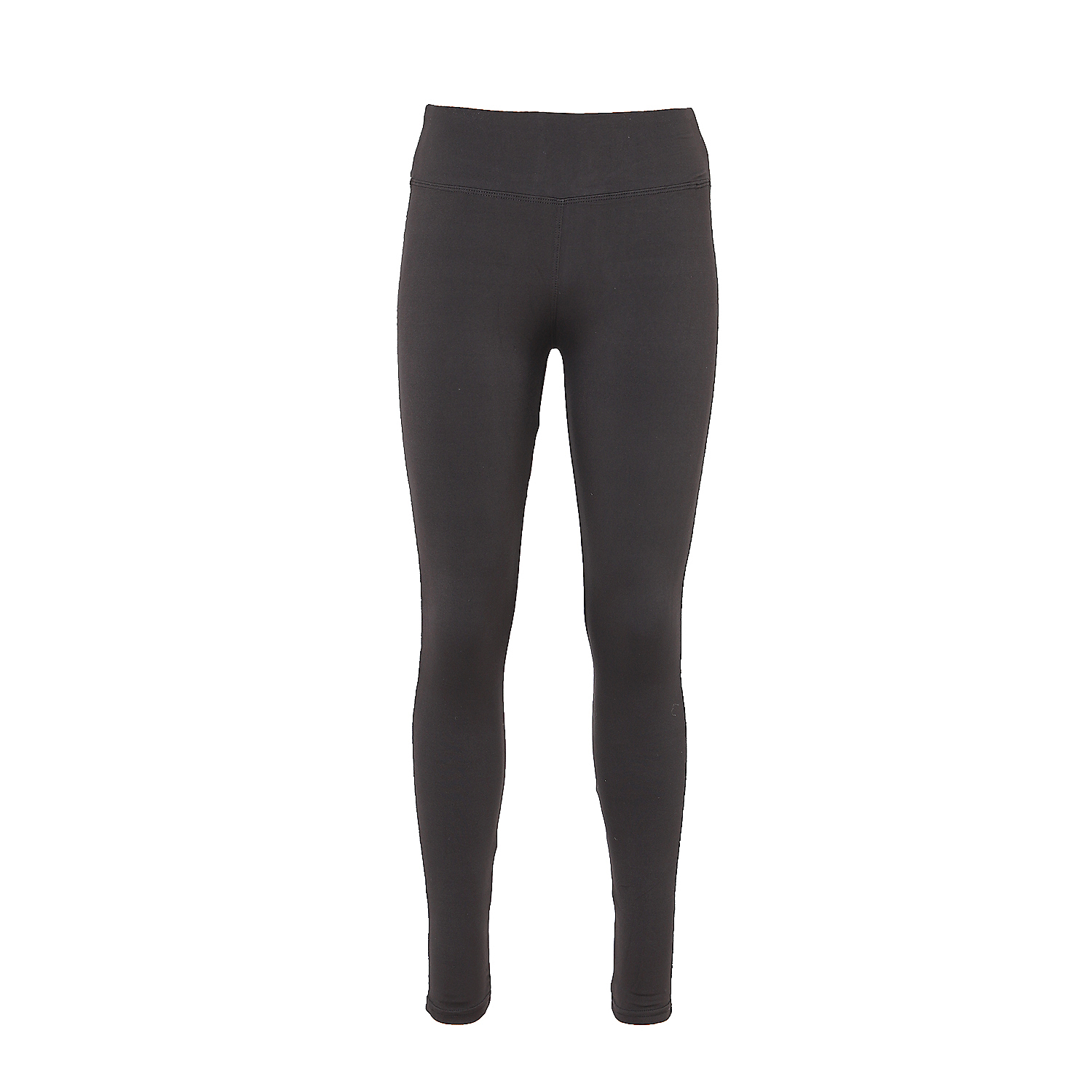 Legginsy damskie, czarne ze srebrnym paskiem, rozmiar S/M
